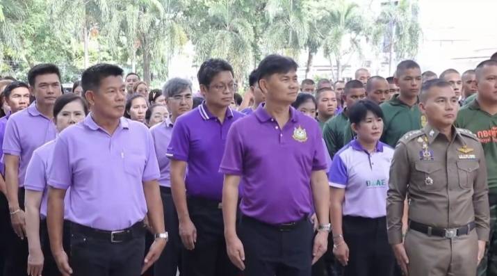 จังหวัดชลบุรี.- กิจกรรมรวมพลังสร้างสัปปายะสู่วัดด้วยวิถี 5 ส. จังหวัดชลบุรี.- กิจกรรมรวมพลังสร้างสัปปายะสู่วัดด้วยวิถี 5 ส.