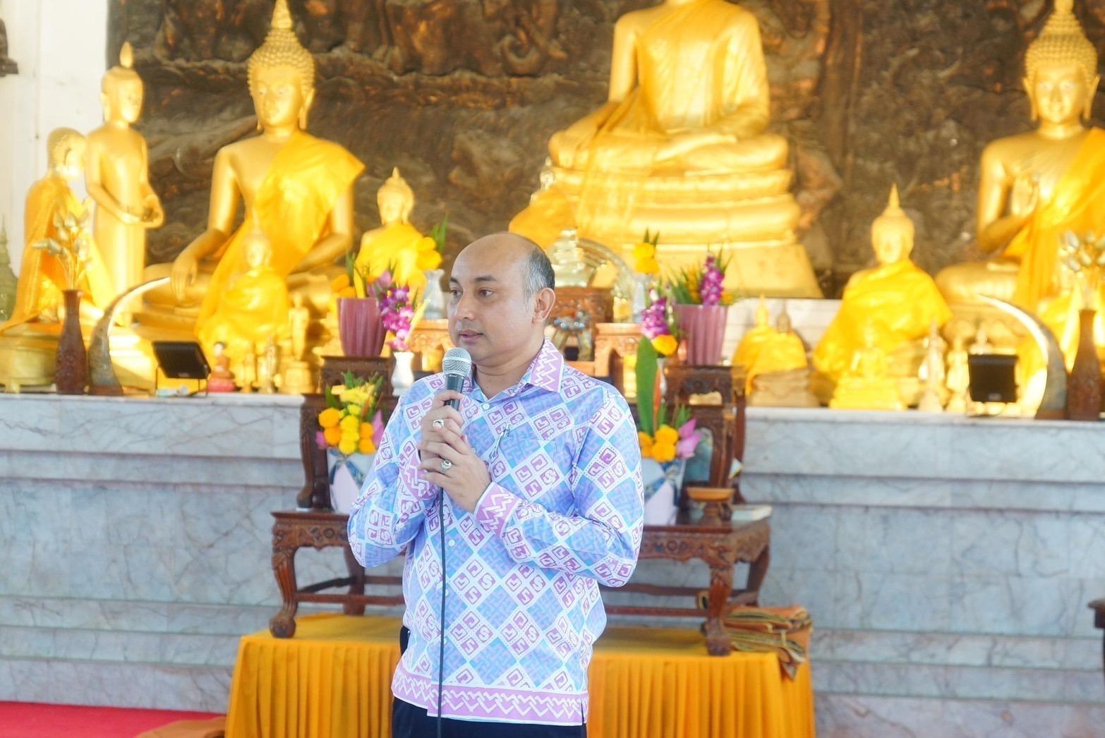 วัดนิกรชาราม(วัดหัวตลาด) ปัตตานี.- นอภ.เมืองปน .| นายวันสุกรี เเวมามะ ร่วมพบปะผู้เข้าร่วมกิจกรรมเข้าวัดปฏิบัติธรรมวันธรรมสวนะ ภายใต้โครงการ “นุ่งผ้าไทยหิ้วปิ่นโต ศรัทธาอิ่มบุญ เข้าวัดทำบุญในวันพระ” ณ วัดนิกรชนาราม (วัดหัวตลาด) ตำบลอาเนาะรู เมืองปัตตานี วัดนิกรชาราม(วัดหัวตลาด) ปัตตานี.- นอภ.เมืองปน .| นายวันสุกรี เเวมามะ ร่วมพบปะผู้เข้าร่วมกิจกรรมเข้าวัดปฏิบัติธรรมวันธรรมสวนะ ภายใต้โครงการ “นุ่งผ้าไทยหิ้วปิ่นโต ศรัทธาอิ่มบุญ เข้าวัดทำบุญในวันพระ” ณ วัดนิกรชนาราม (วัดหัวตลาด) ตำบลอาเนาะรู เมืองปัตตานี