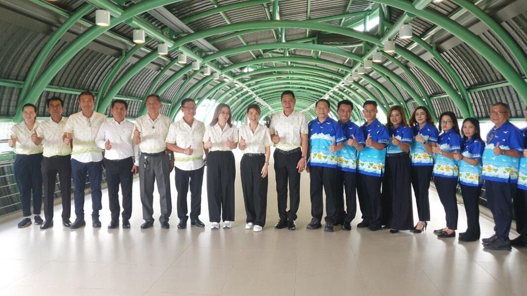 สมุทรปราการ.-เปิดใช้งานแล้ว Skywalk เชื่อมต่อหอชมเมืองและหน่วยงานราชการอีกมากมาย สมุทรปราการ.-เปิดใช้งานแล้ว Skywalk เชื่อมต่อหอชมเมืองและหน่วยงานราชการอีกมากมาย