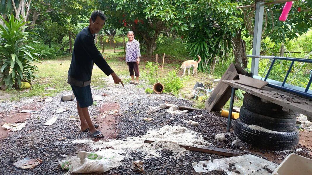 ปราจีนบุรี.-เจ้าของอยู่บ้านช้างป่าย่องเข้าบ้าน ปราจีนบุรี.-เจ้าของอยู่บ้านช้างป่าย่องเข้าบ้าน