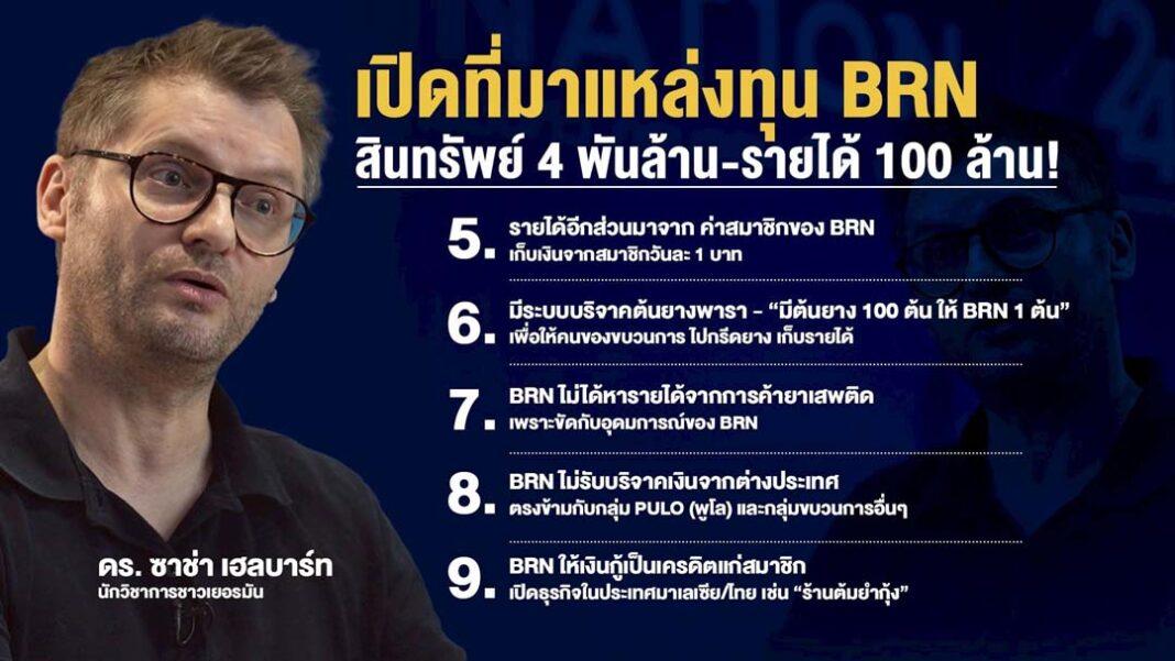 (Dr. Sascha Helbardt) นักวิจัยชาวเยอรมัน เเฉยับลากไส้ BRN! เปิดที่มา‘แหล่งทุน’ อึ้งสินทรัพย์ 4 พันล้าน (Dr. Sascha Helbardt) นักวิจัยชาวเยอรมัน เเฉยับลากไส้ BRN! เปิดที่มา‘แหล่งทุน’ อึ้งสินทรัพย์ 4 พันล้าน